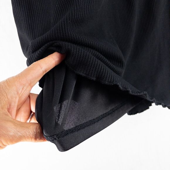 Princess Polly Dress Womens Size 2 Black Short Mini Tie Front Side Zipper - Picture 12 of 12